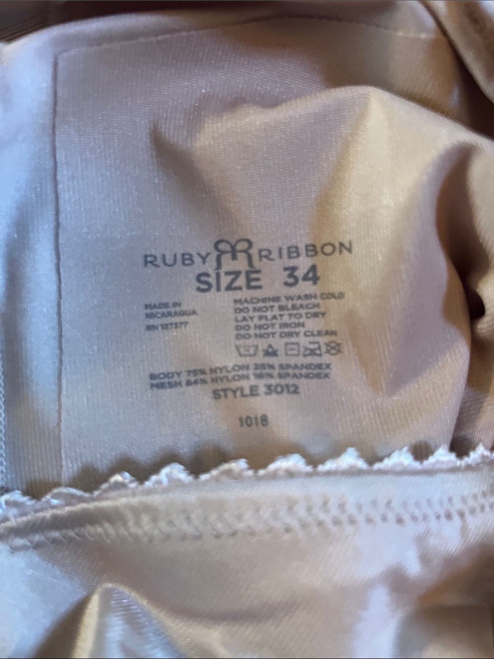 Ruby Ribbon Shapewear Cami - Picture 2 of 3